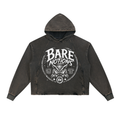Vintage Washed Frayed-Hem Hoodie