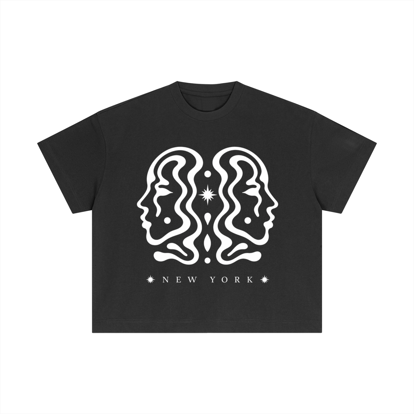 Dual Perspective Essential Cotton Boxy T-Shirt