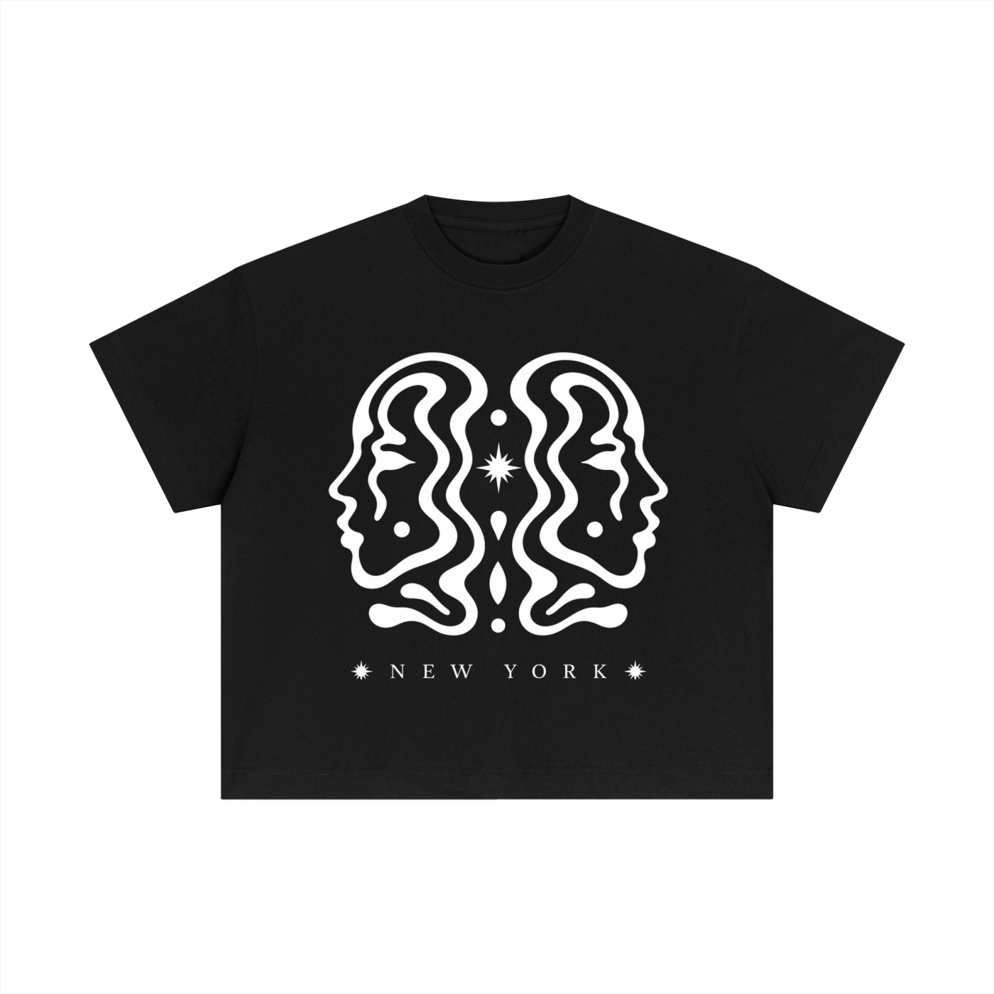 Dual Perspective Essential Cotton Boxy T-Shirt